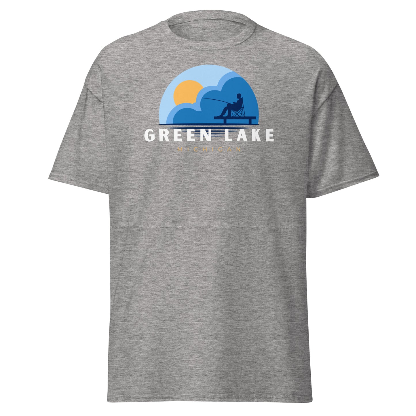 Green Lake Dock Fishing Tee