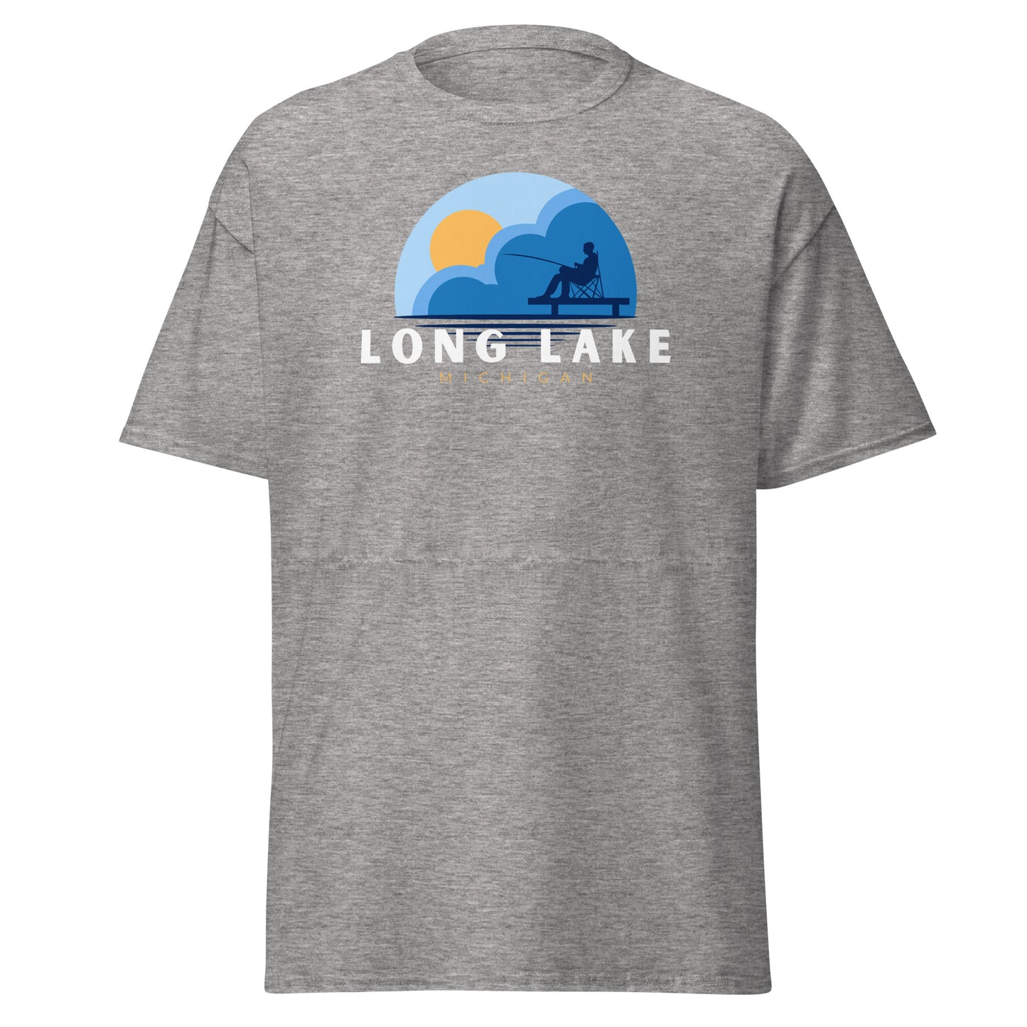 Long Lake Dock Fishing Tee