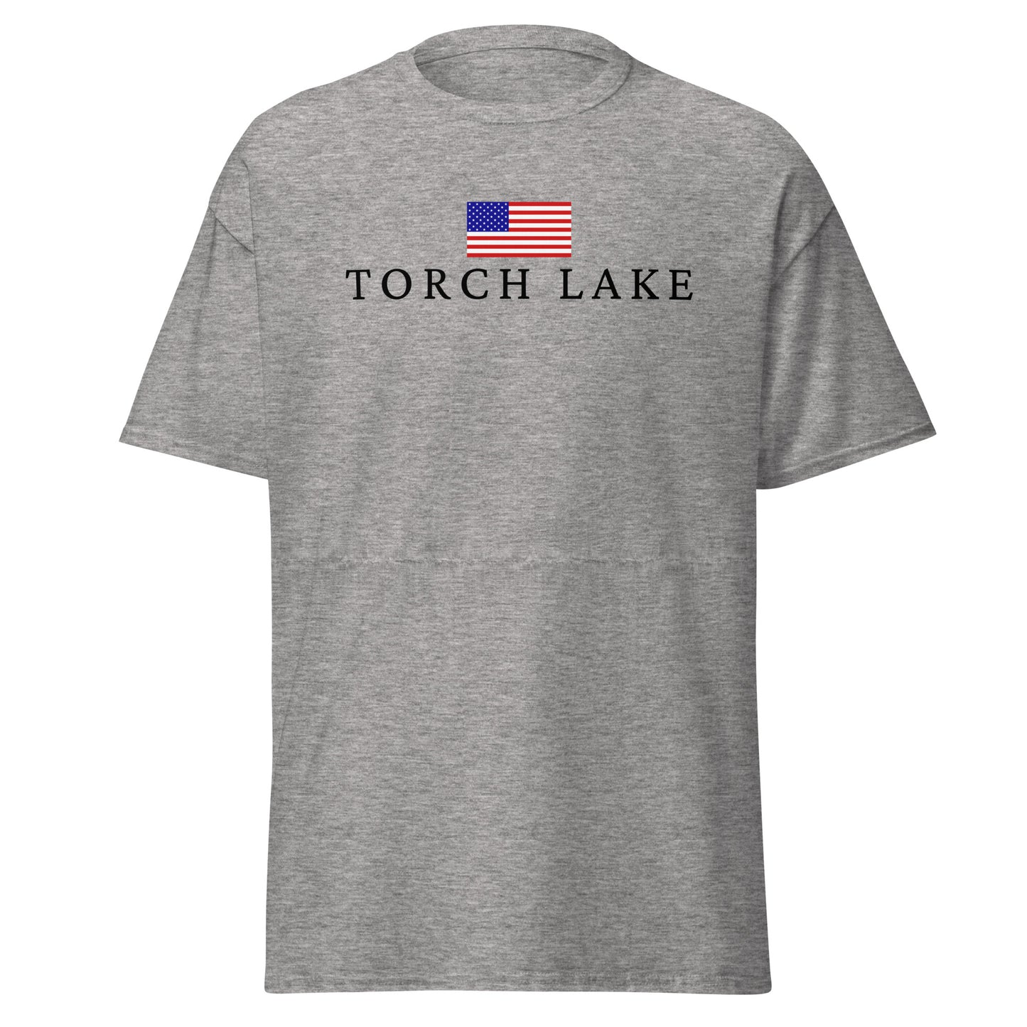 Torch Lake American Flag Tee