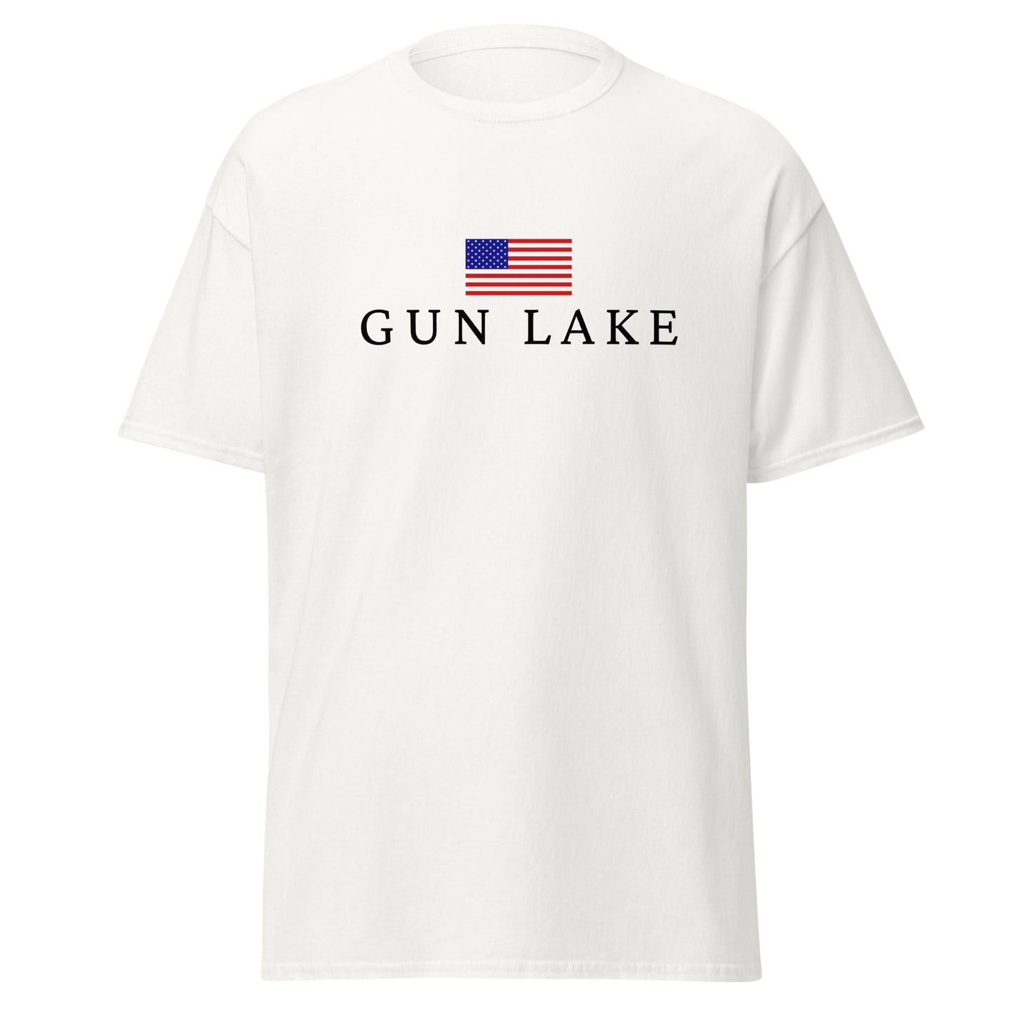 Gun Lake American Flag Tee