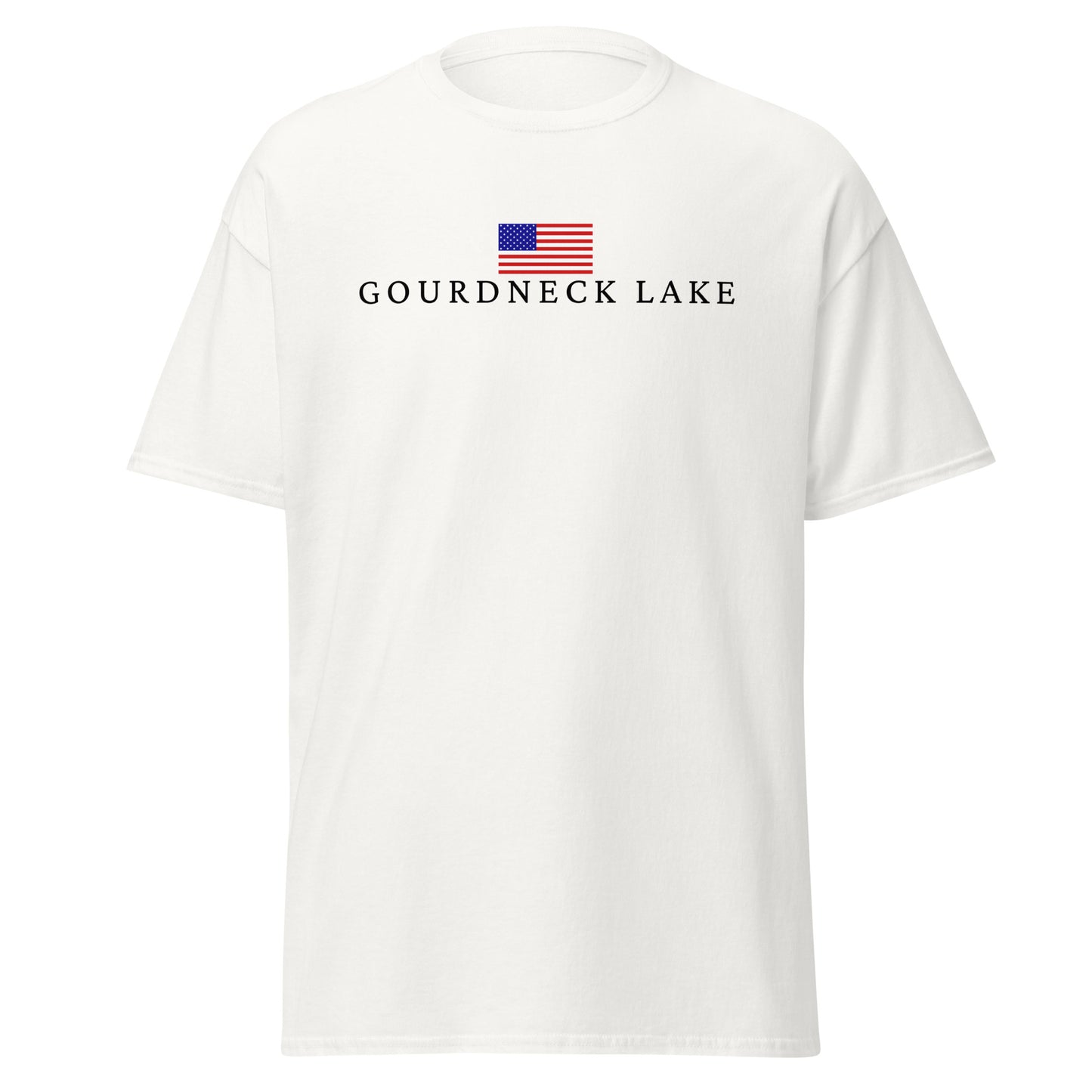 Gourdneck Lake American Flag Tee