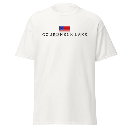 Gourdneck Lake American Flag Tee