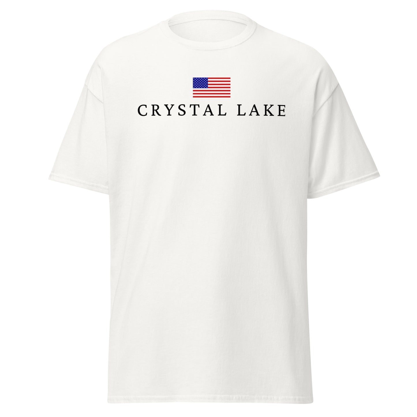 Crystal Lake American Flag Tee