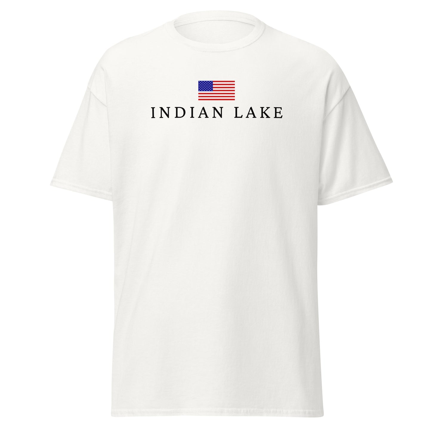 Indian Lake American Flag Tee