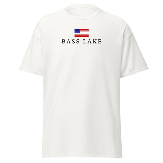 Bass Lake American Flag Tee