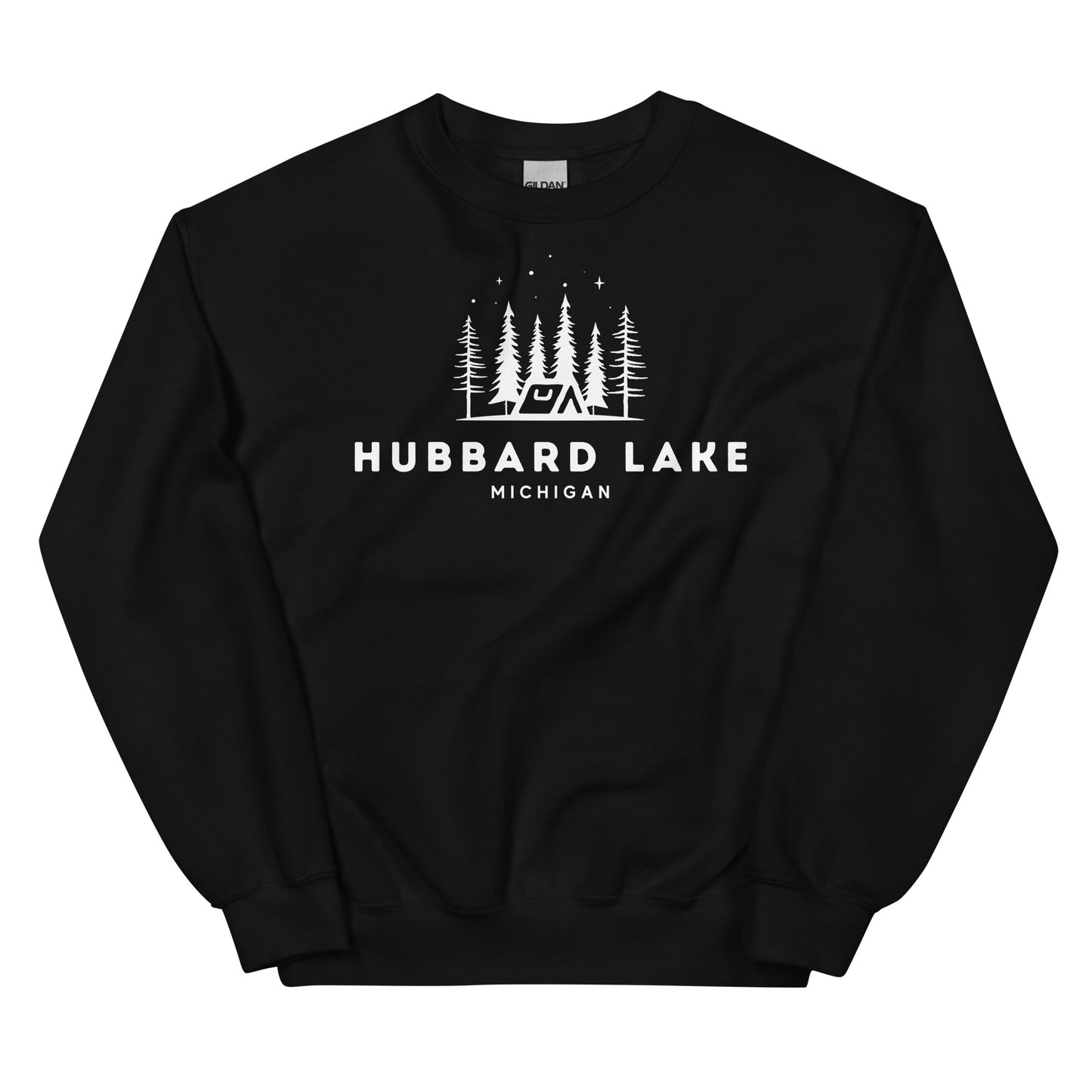 Hubbard Lake Night Camping Sweatshirt