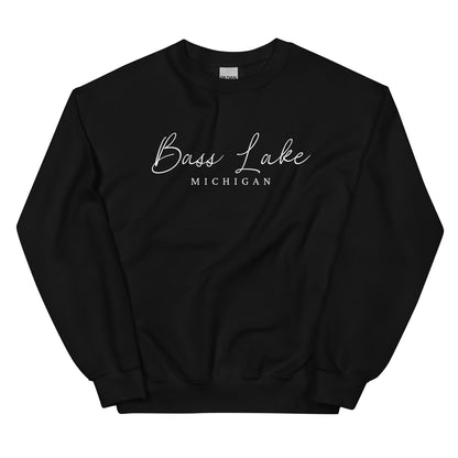 Bass Lake Script Sweatshirt