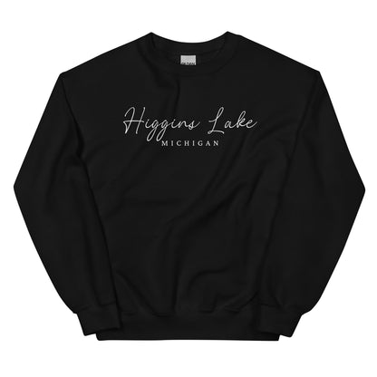 Higgins Lake Script Sweatshirt