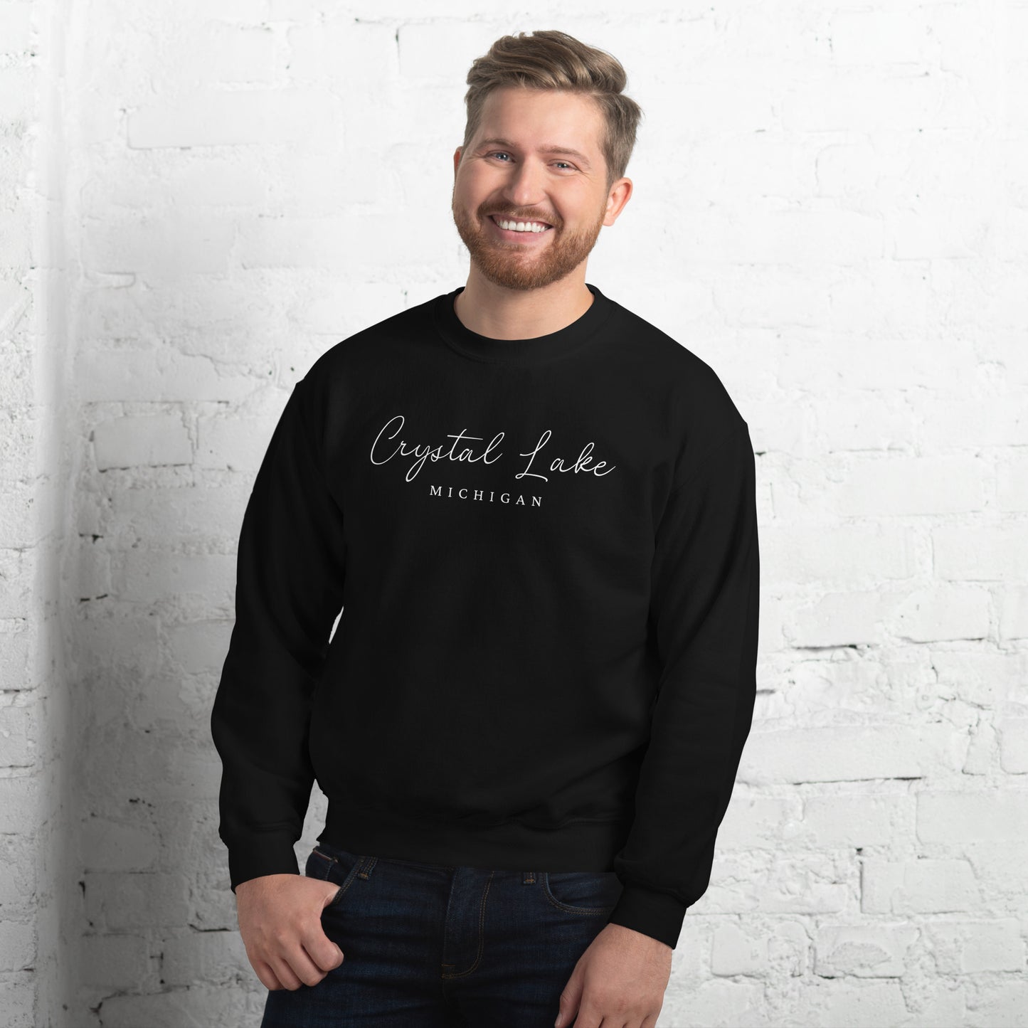 Crystal Lake Script Sweatshirt