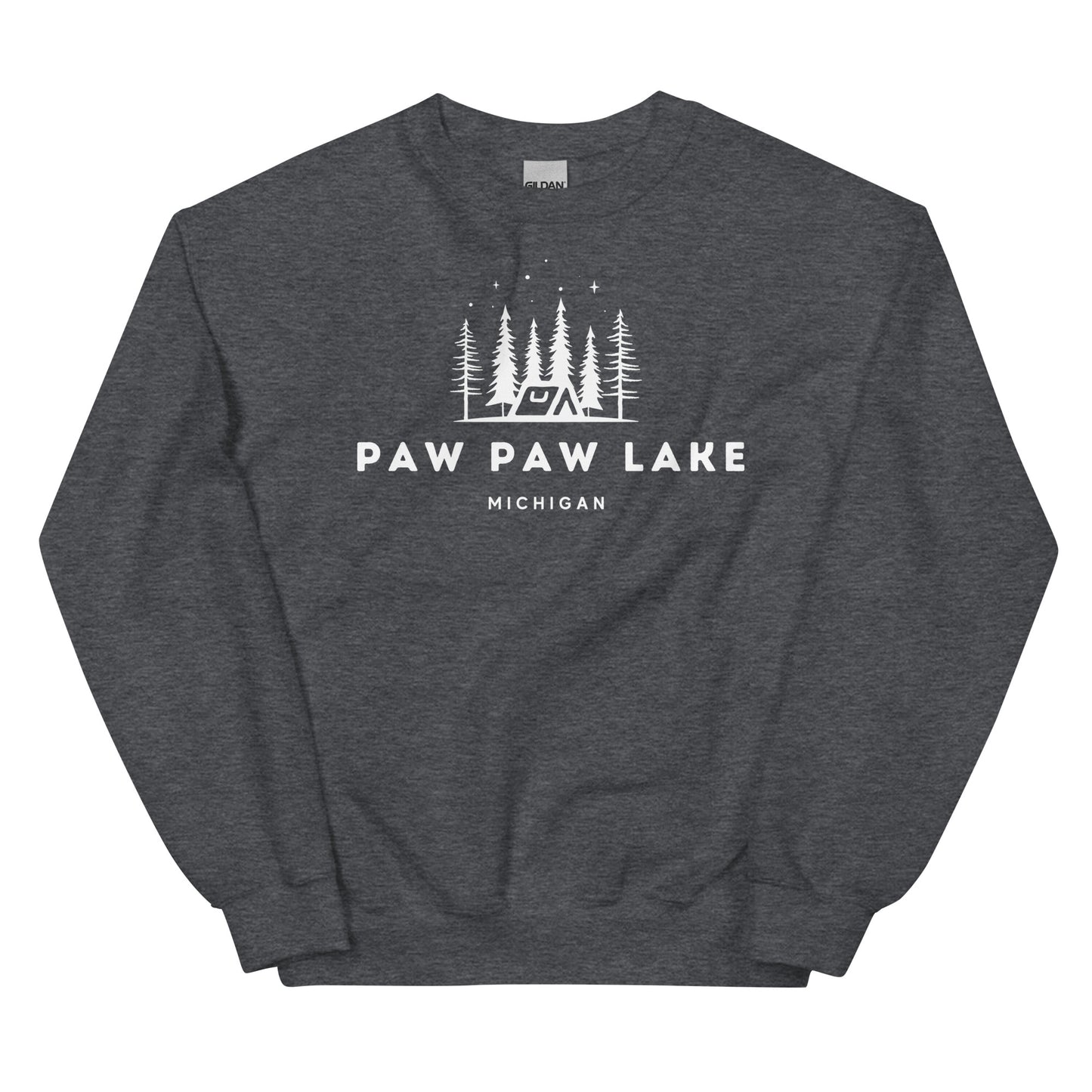 Paw Paw Lake Night Camping Sweatshirt