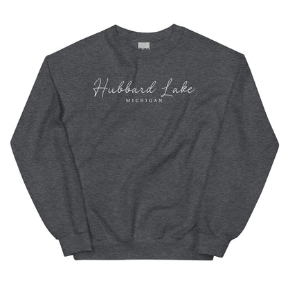 Hubbard Lake Script Sweatshirt