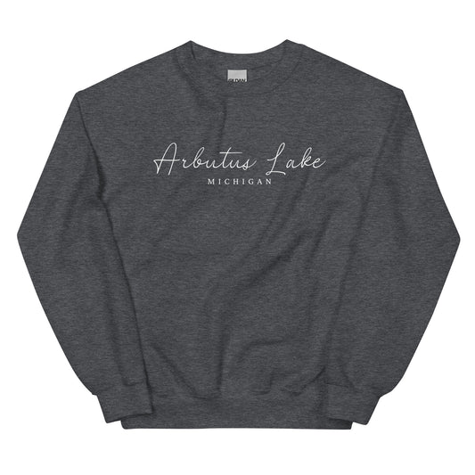 Arbutus Lake Script Sweatshirt