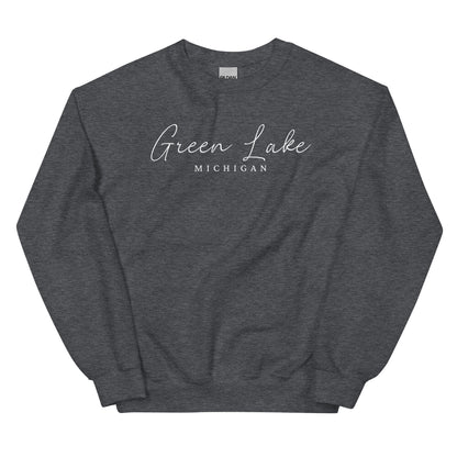 Green Lake Script Sweatshirt