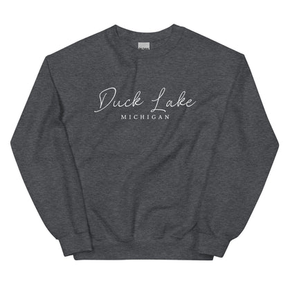 Duck Lake Script Sweatshirt