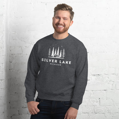 Silver Lake Night Camping Sweatshirt