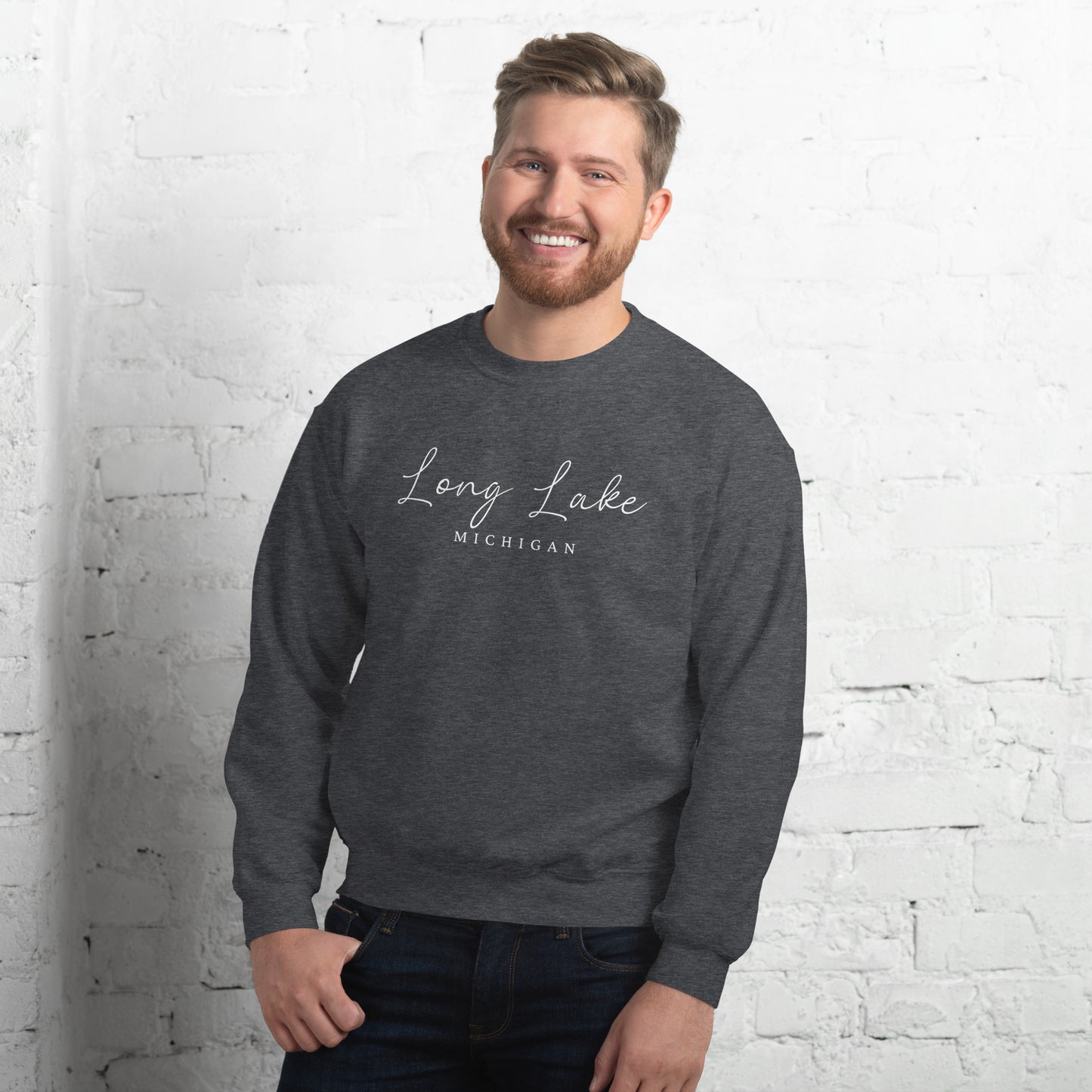 Long Lake Script Sweatshirt