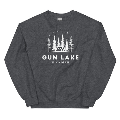 Gun Lake Night Camping Sweatshirt