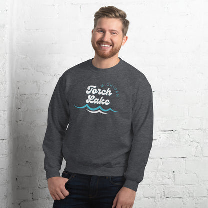 Torch Lake Waves Sweatshirt