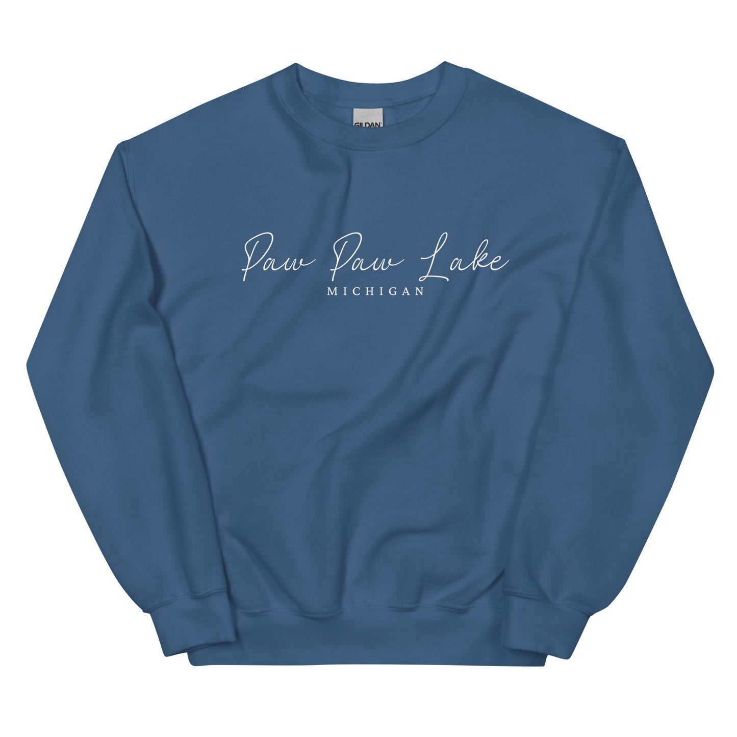 Paw Paw Lake Script Sweatshirt