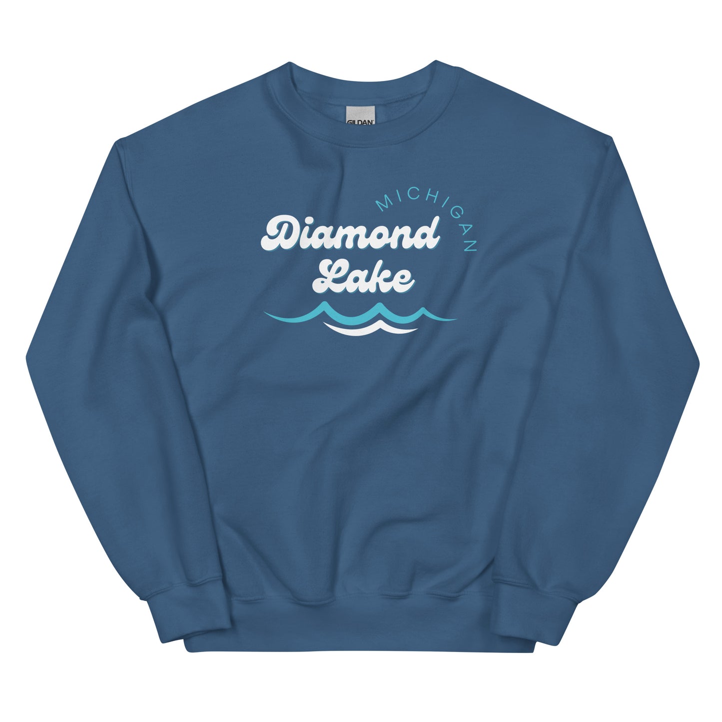 Diamond Lake Waves Crewneck