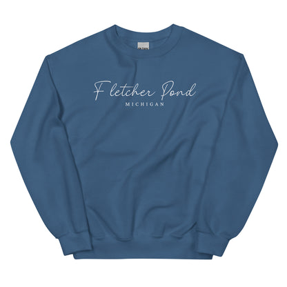 Fletcher Pond Script Sweatshirt