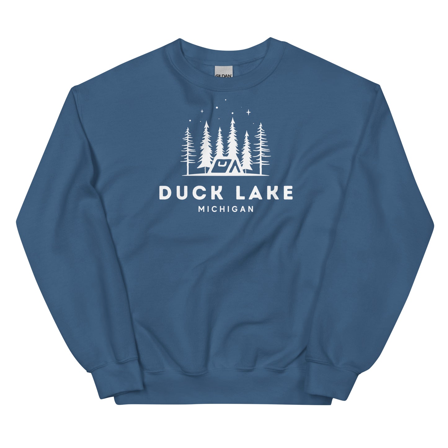 Duck Lake Night Camping Sweatshirt