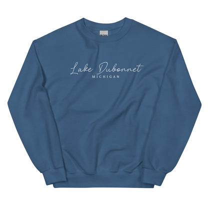 Lake Dubonnet Script Sweatshirt