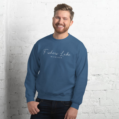 Fishers Lake Script Sweatshirt