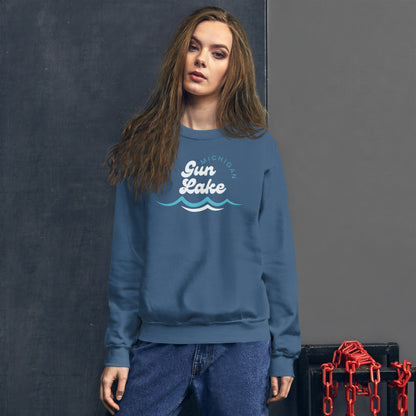 Gun Lake Waves Sweatshirt