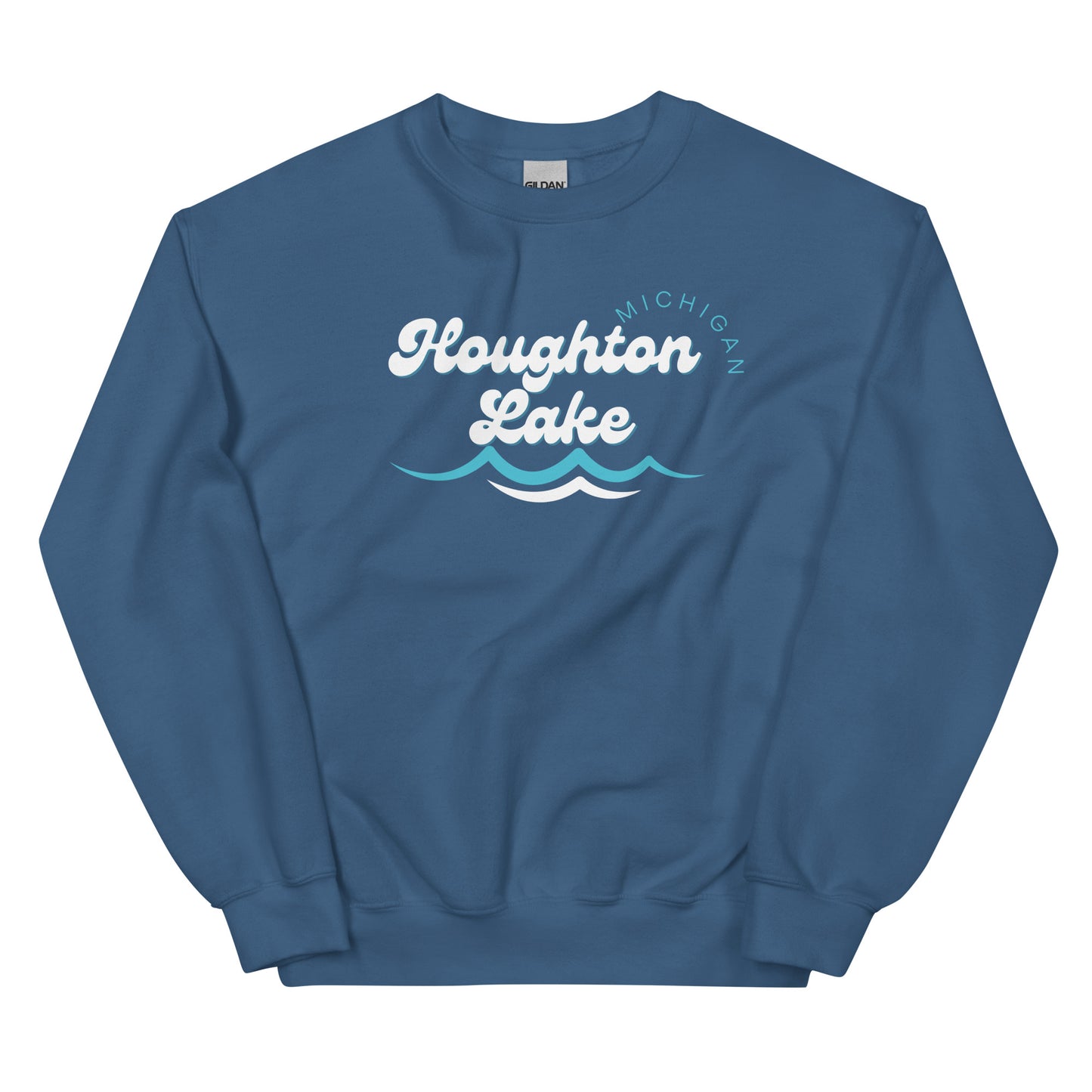 Houghton Lake Waves Sweatshirt