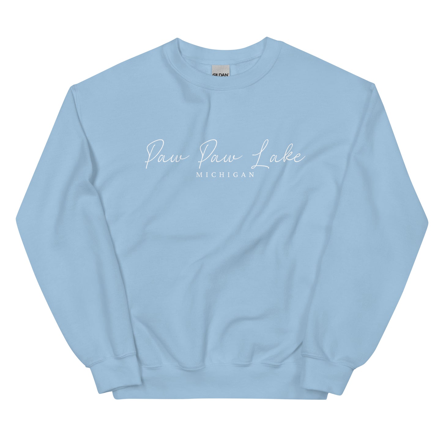 Paw Paw Lake Script Sweatshirt