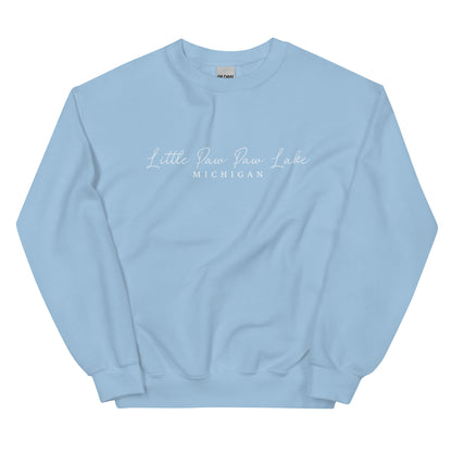 Little Paw Paw Lake Script Sweatshirt