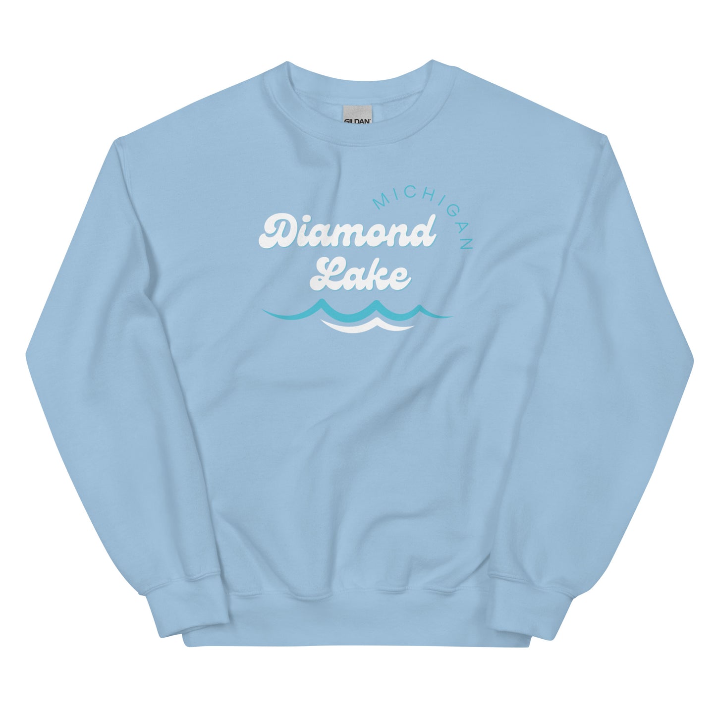 Diamond Lake Waves Crewneck