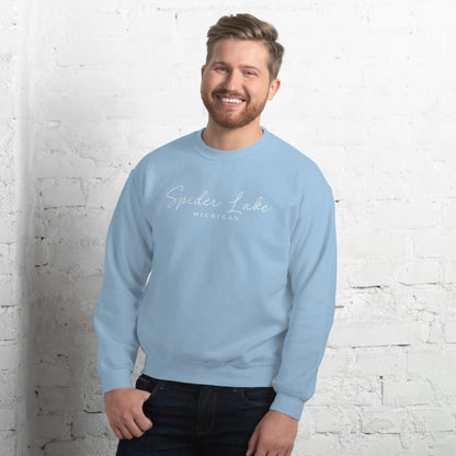 Spider Lake Script Sweatshirt