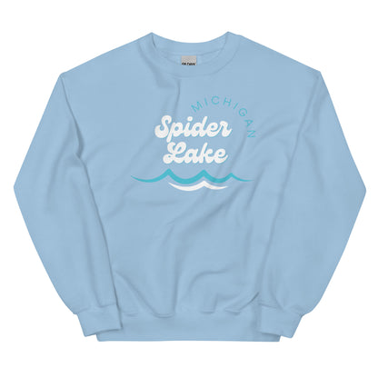 Spider Lake Waves Sweatshirt