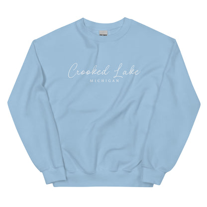 Crooked Lake Script Sweatshirt