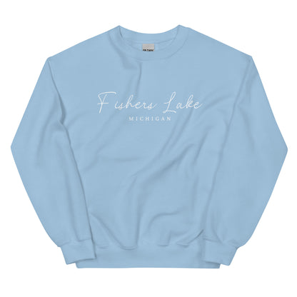 Fishers Lake Script Sweatshirt