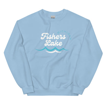 Fishers Lake Waves Sweatshirt