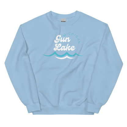 Gun Lake Waves Sweatshirt