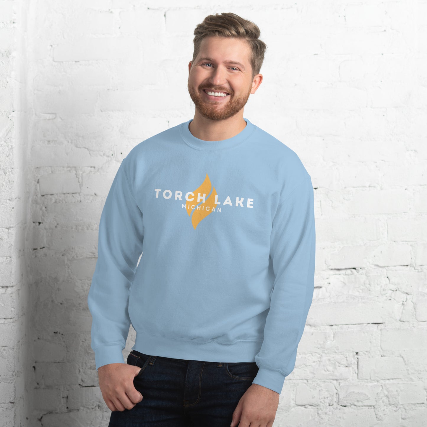 Torch Lake Flames Sweatshirt