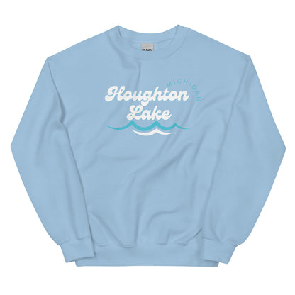 Houghton Lake Waves Sweatshirt