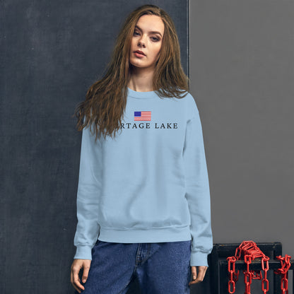 Portage Lake American Flag Sweatshirt