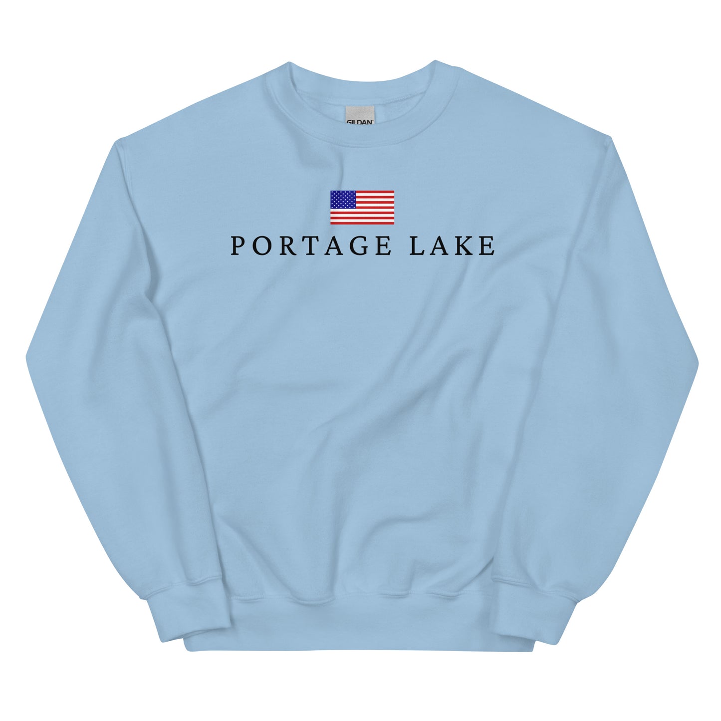 Portage Lake American Flag Sweatshirt