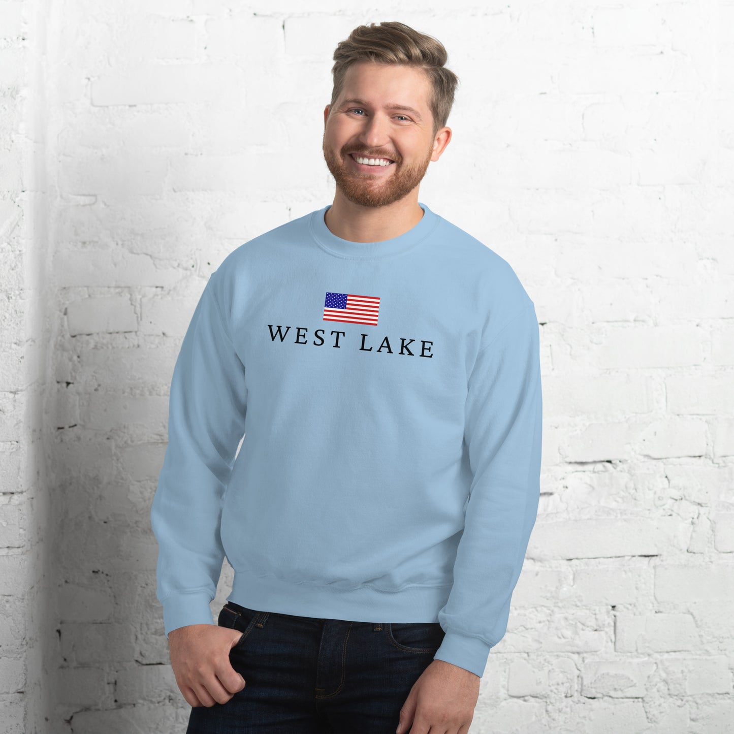 West Lake American Flag Tee