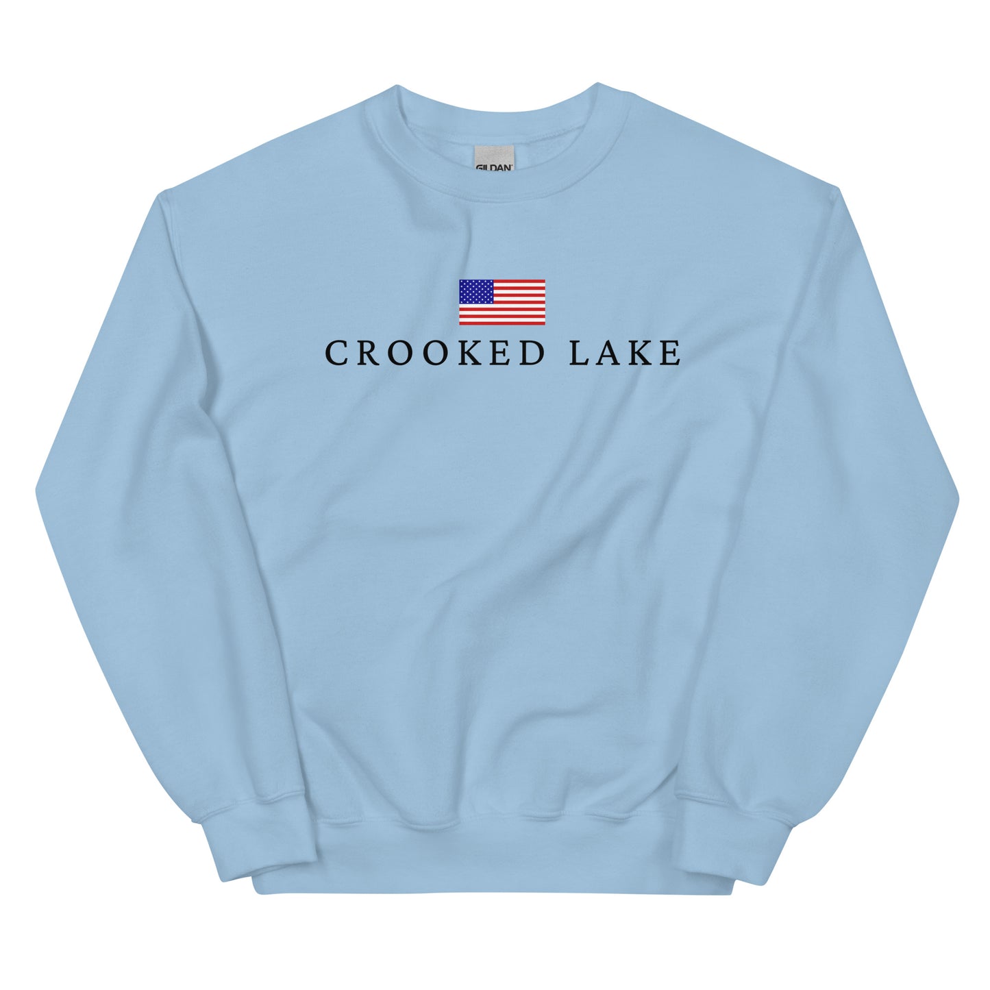 Crooked Lake American Flag Sweatshirt