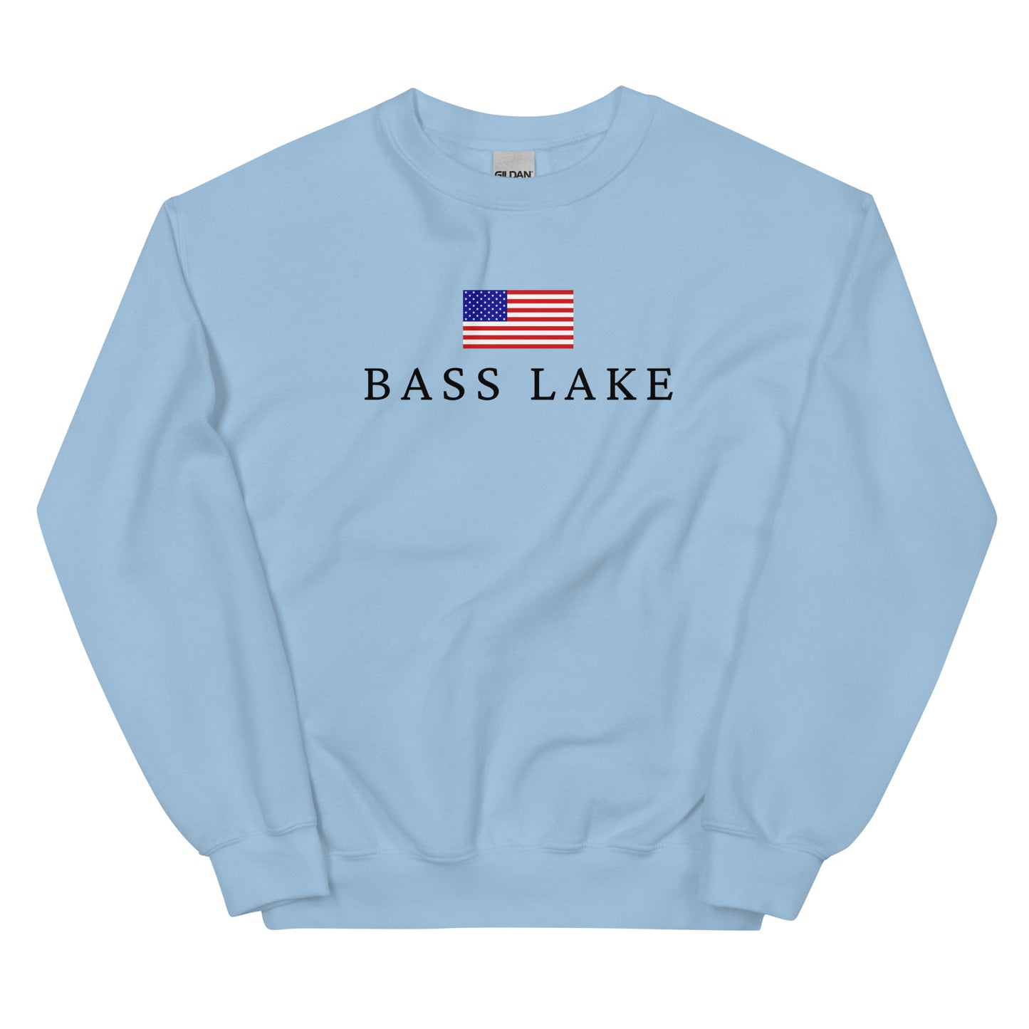 Bass Lake American Flag Sweatshirt