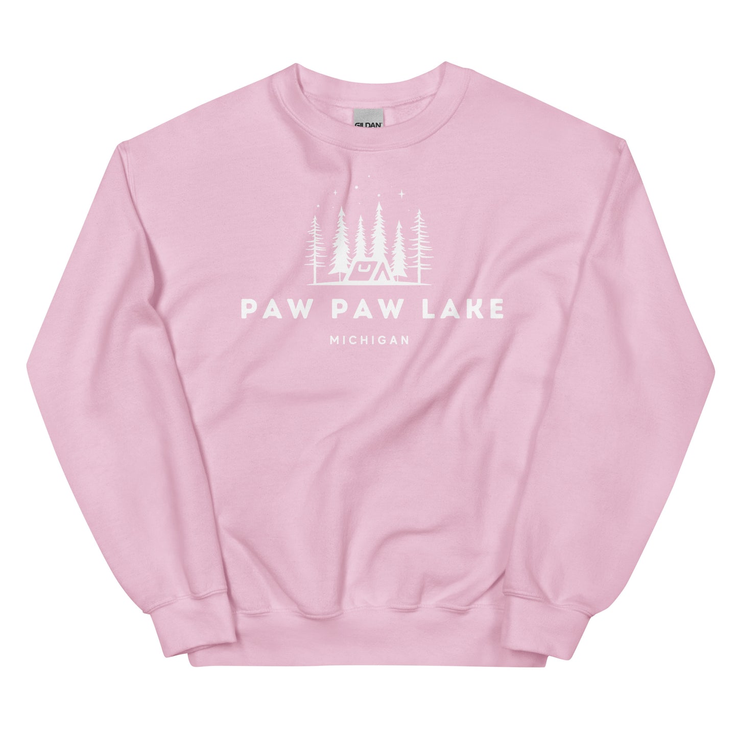 Paw Paw Lake Night Camping Sweatshirt