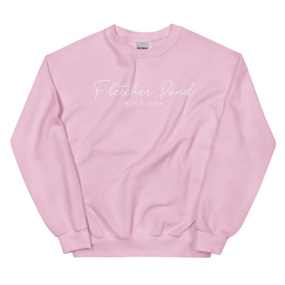 Fletcher Pond Script Sweatshirt