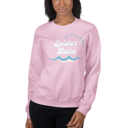 Spider Lake Waves Sweatshirt