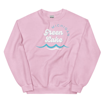 Green Lake Waves Sweatshirt